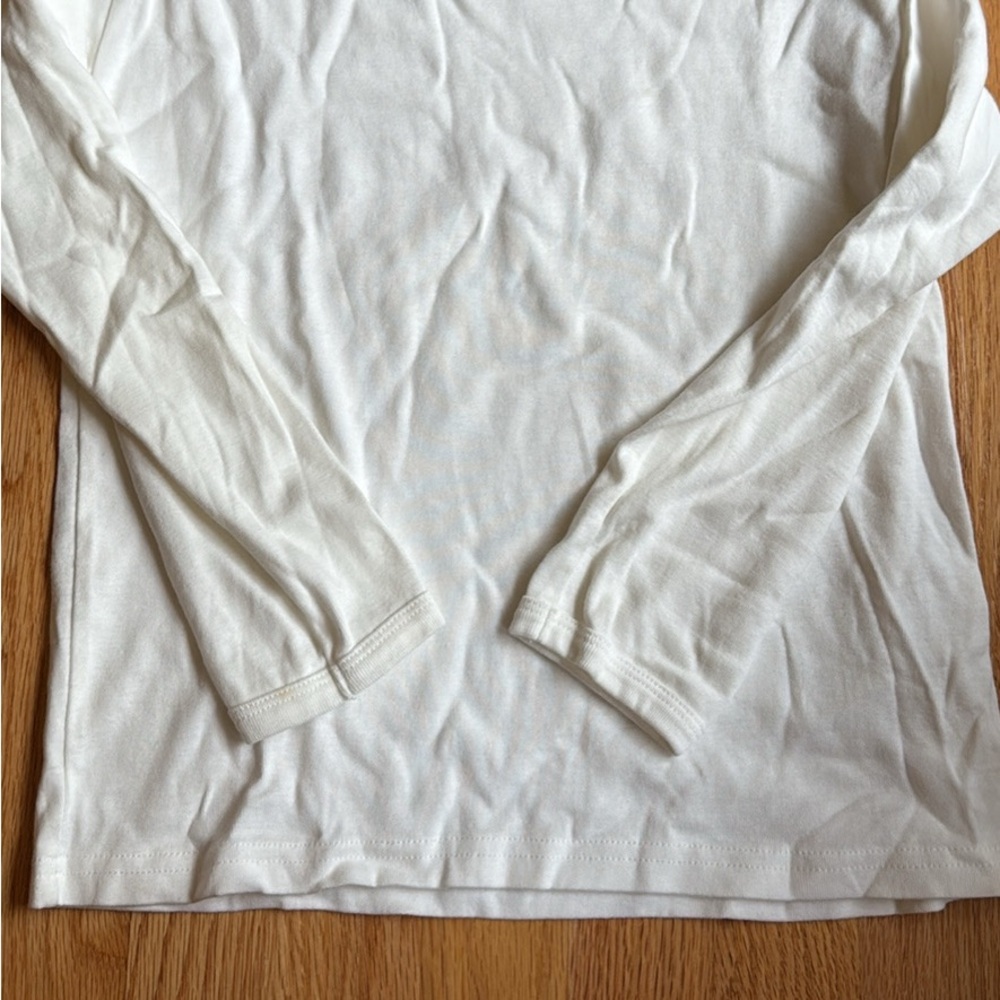 Hanna Andersson White Long Sleeve Shirt